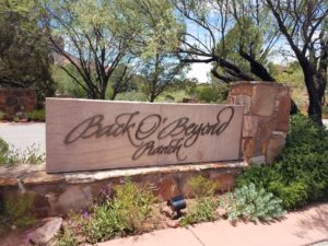 Signage for Back O' Beyond Ranch
